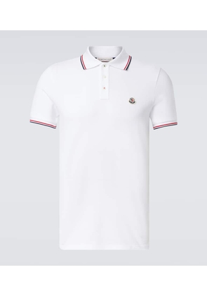 Moncler Permanent cotton jersey polo shirt