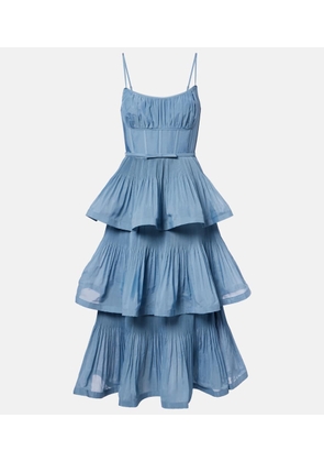 Zimmermann Tiered bustier dress