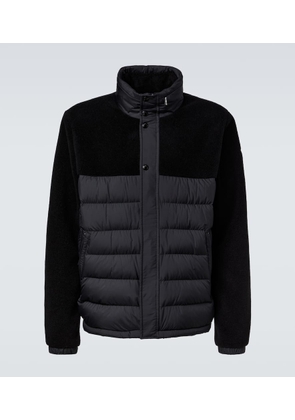 Moncler Mistral down-paneled teddy jacket