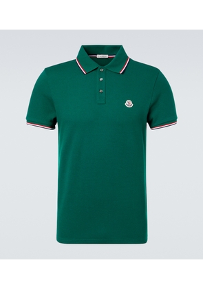Moncler Logo cotton pique polo shirt