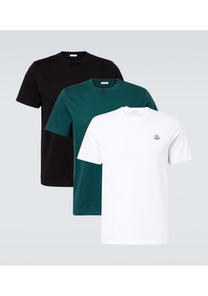 Moncler Set of 3 cotton jersey T-shirts