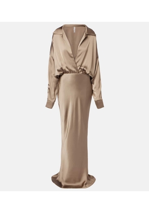 Norma Kamali Satin gown