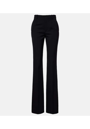 Saint Laurent Wool grain de poudre tuxedo pants