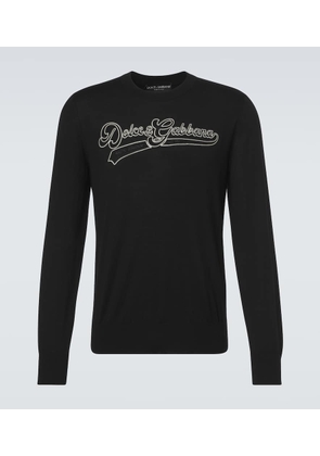 Dolce&Gabbana Logo virgin wool sweater