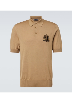 Dolce&Gabbana Virgin wool polo shirt