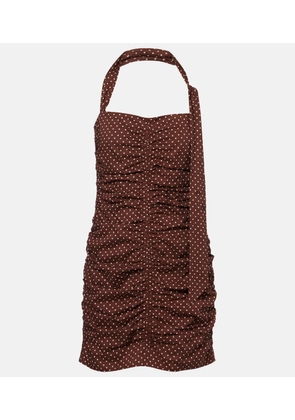 Posse Edie polka-dot minidress