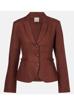 Posse Sabine linen blazer