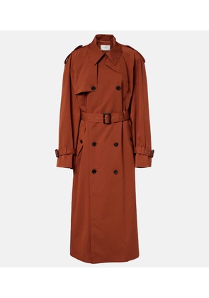 Saint Laurent Cotton and silk trench coat