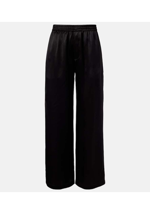 Saint Laurent Silk satin straight pants