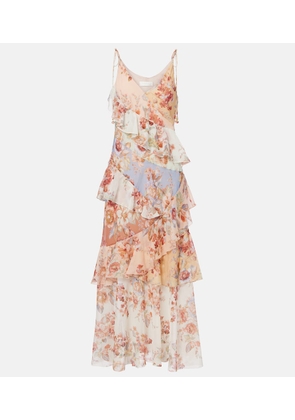 Zimmermann Awaken floral cotton and silk maxi dress