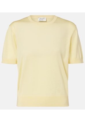 Saint Laurent Wool, cashmere, and silk sweater