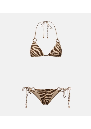 Zimmermann Wanderlust printed bikini