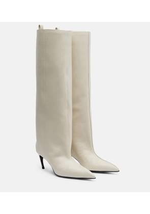 The Attico Lea 65 leather knee-high boots