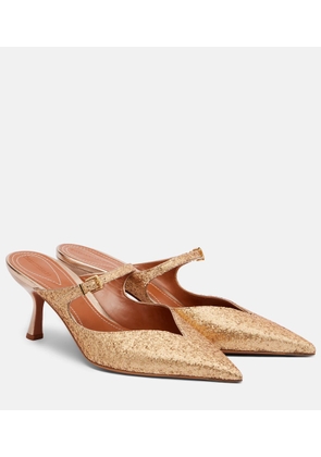 Zimmermann Aura 65 glitter mules