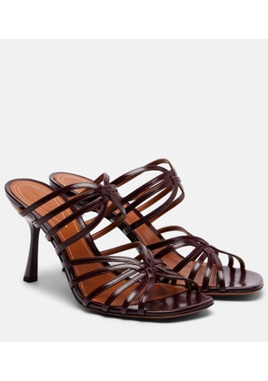 Zimmermann Aura 85 patent leather mules