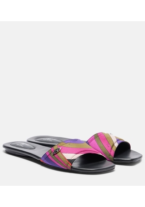 Pucci Yummi Iride silk slides