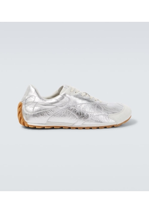 Bottega Veneta Orbit Flash metallic leather sneakers