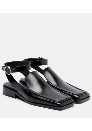 Alaia Leather slingback flats
