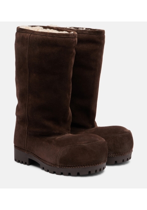 Balenciaga Alaska suede mid-calf boots