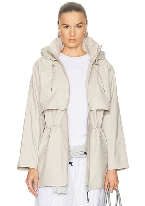 Varley Alyssa Rain Jacket in Silver Lining - Beige. Size L (also in ).