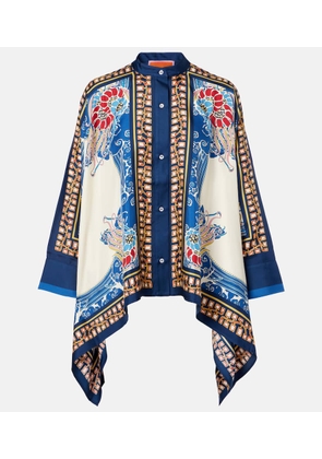 La DoubleJ Foulard printed silk twill shirt