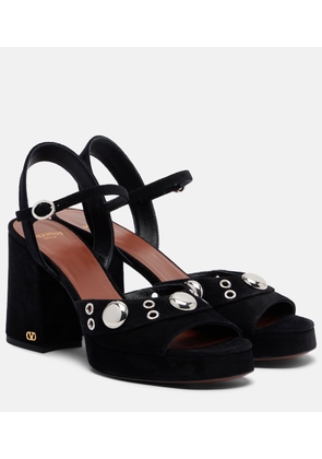 Valentino Garavani Embellished leather sandals