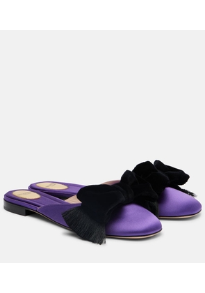 Valentino Garavani Reinette bow-detail satin flats