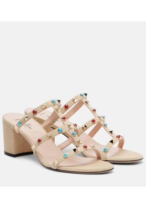 Valentino Garavani Embellished suede sandals