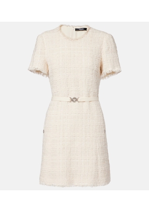 Versace Medusa '95 cotton-blend tweed minidress