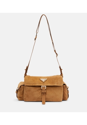 Prada Prada Explore Medium suede shoulder bag