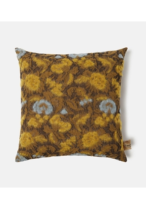 The House of Lyria Areca embroidered floral cushion