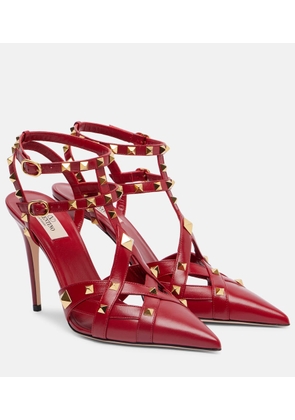 Valentino Garavani Studdy 100 leather pumps