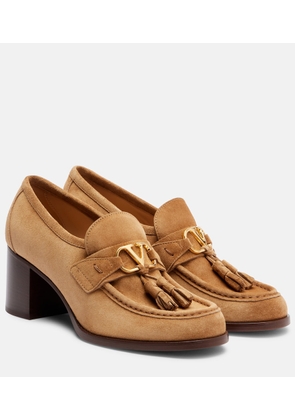 Valentino Garavani VLogo 60 suede loafer pumps