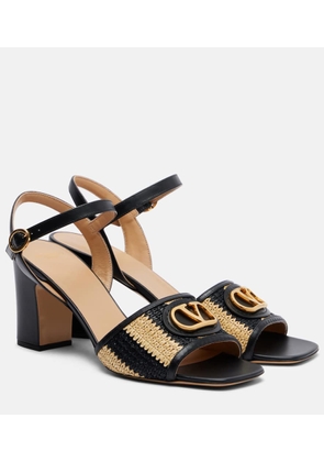 Valentino Garavani VLogo crochet leather sandals