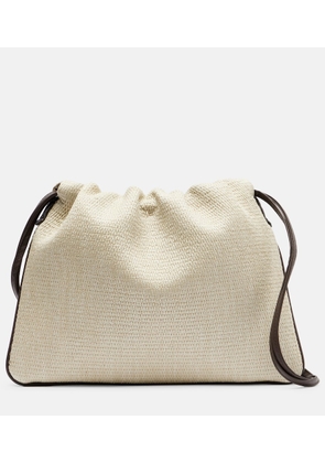 Brunello Cucinelli Mini canvas crossbody bag