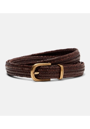 Brunello Cucinelli Braided leather belt