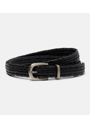 Brunello Cucinelli Braided leather belt