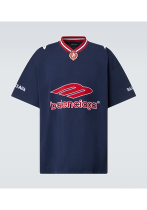 Balenciaga Logo oversized cotton jersey T-shirt