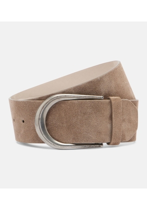 Brunello Cucinelli Monili suede belt