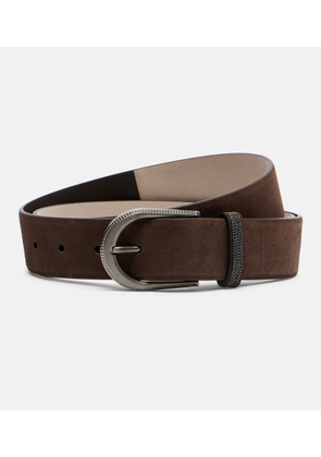Brunello Cucinelli Suede belt