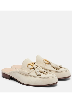 Valentino Garavani VLogo suede mules