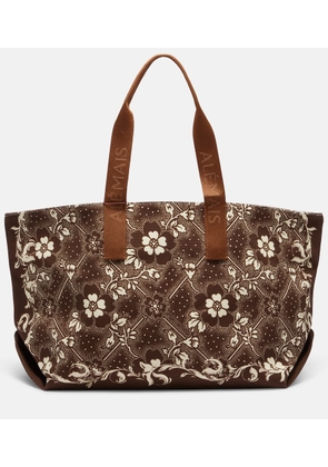 Alemais Floral canvas tote bag
