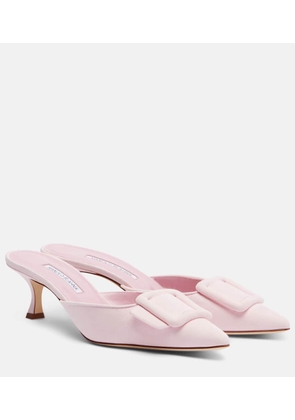 Manolo Blahnik Maysale 50 suede mules