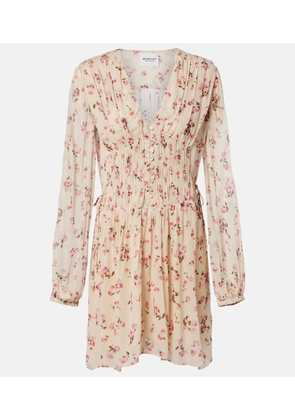 Marant Etoile Loriena floral muslin minidress