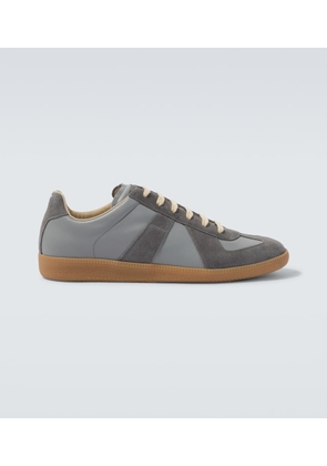 Maison Margiela Replica leather-trimmed suede sneakers