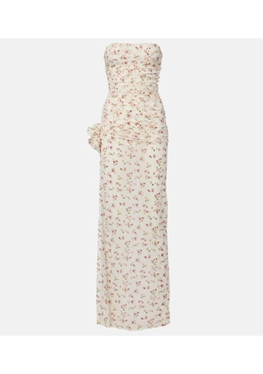 Magda Butrym Floral ruched gown