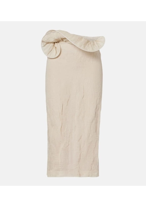 Magda Butrym Asymmetric midi skirt