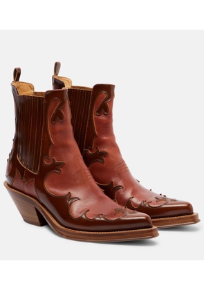 Gabriela Hearst Cassidy leather cowboy boots