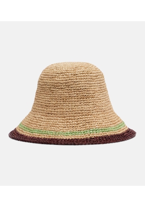Zimmermann Raffia cloche hat