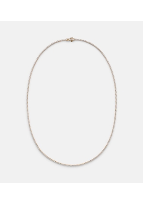 Stone and Strand 14kt gold (585/1000) tennis necklace with diamonds